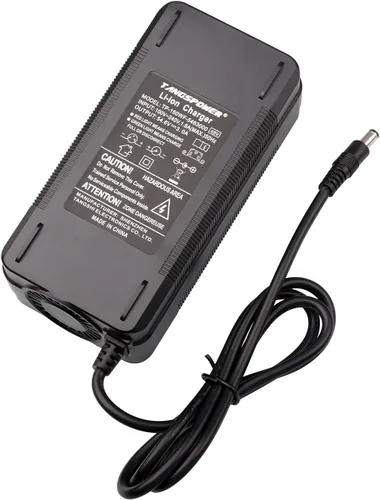 Vista 8 de Cargador de 54.6 V 3 A, salida de 48 V CC, 54.6 V, 48 voltios, cargador de repuesto para batería Jetson Haze de iones de litio de 48 V, cable