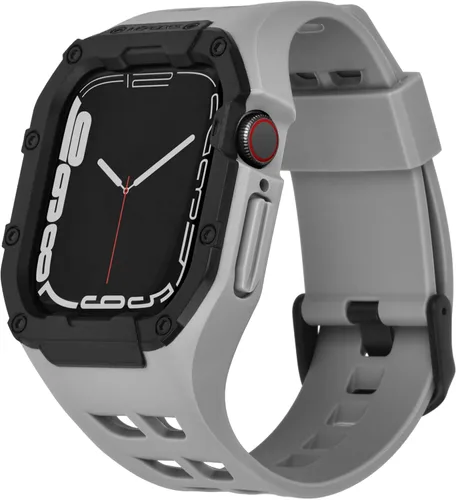 Vista 9 de Nereides - Correa de reloj compatible con Apple Watch de 45 y 44 mm, para iWatch Series 9/8/7/6/5/4/SE/SE2, estuche resistente de alta resistencia