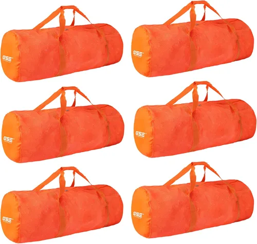 Vista 13 de Bolsa deportiva de malla grande de alta resistencia, color azul, bolsa seca, equipo de buceo, bolsa de buceo con cremallera. Ideal