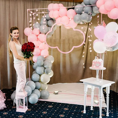 Vista 3 de Tinabless Kit de arco de globos para decoración de guirnalda, tira de cinta de globos de 32 pies, 1 herramienta de atado, pegamento de 100 puntos
