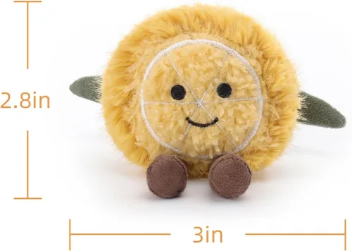 Vista 7 de Albaricoque Cordero Inocente Limón Suave Peluches Animales de Peluche Juguetes de 3