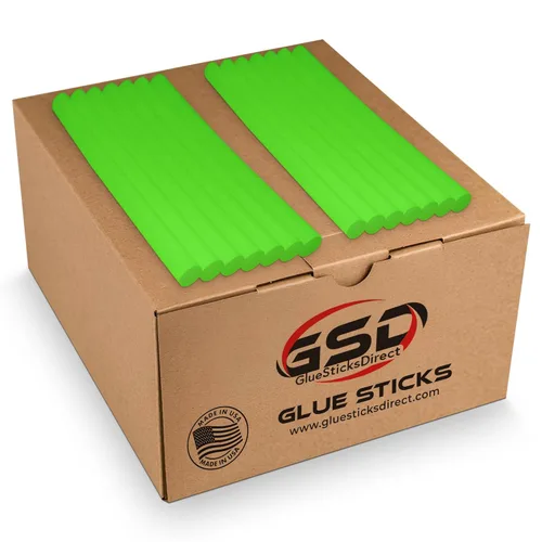 Vista 16 de Barras de pegamento termofusible de tamaño mini para pistola de pegamento, 4 pulgadas, verde militar, ideal para reparaciones de manualidades