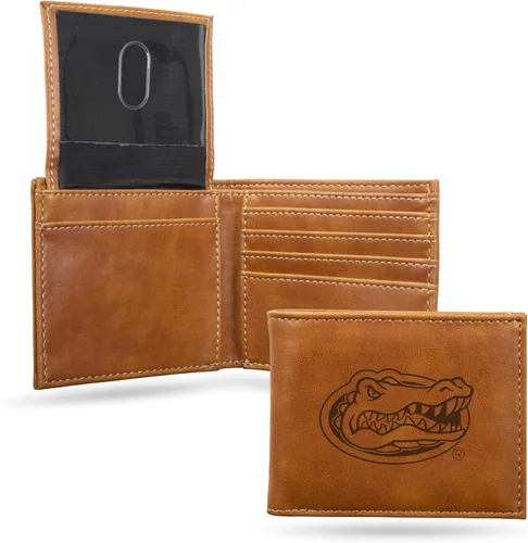 Vista 123 de NCAA Rico Industries Cartera Billetera con Grabado Láser Cartera Billetera con Grabado Láser - Diseño Delgado - Gran Regalo