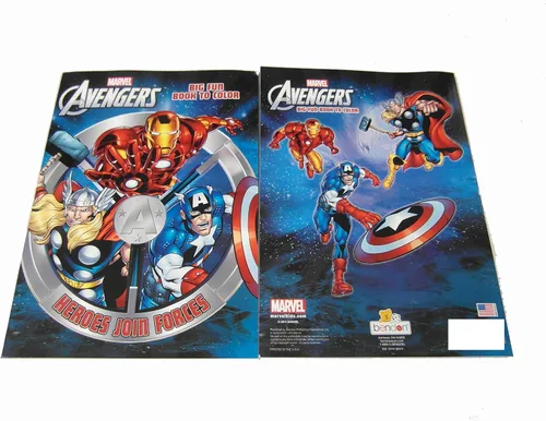 Vista 3 de Set de regalo – Para niños de 3 años Marvel Dc Marvel Coloring and Activities Book Plus 1 Gratis Comic Book Vengadores 10 Capitán AméricaÂ 10