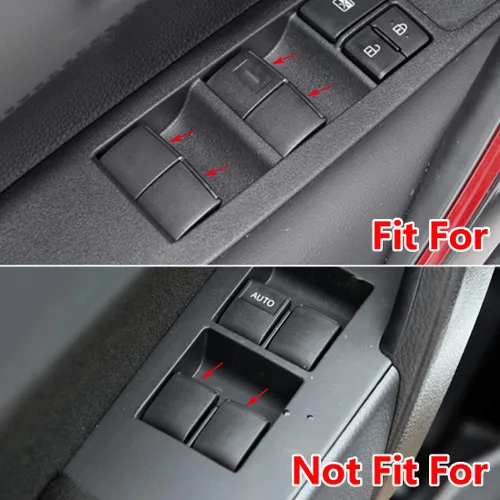 Vista 2 de 7 piezas de botón de elevación de ventana para Toyota Camry Corolla RAV4 C-HR CHR Avalon Fortuner Hilux Prius Alphard Vellfire Highlander Sienna