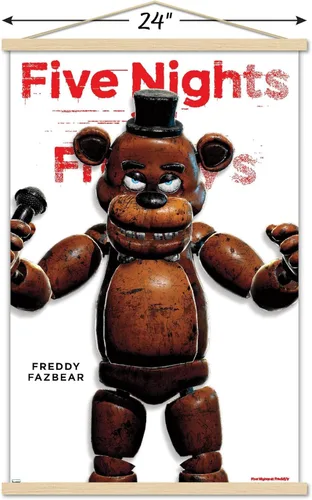 Vista 3 de Trends International Five Nights at Freddy's - Póster de pared con marco magnético de la serie Freddy
