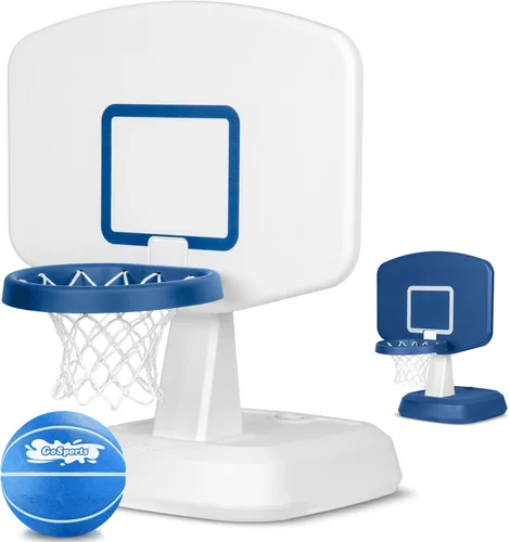 Vista 7 de GoSports Splash Hoop Classic - Juego de baloncesto para piscina de natación, color azul