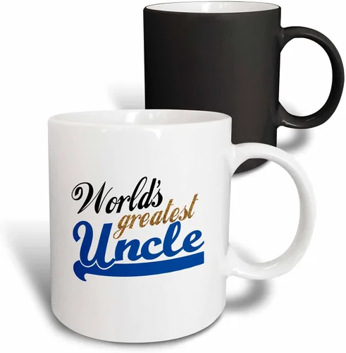 Vista 10 de 3D Rose 151323_4 - Taza de cerámica de dos tonos, 11 onzas, negro/blanco