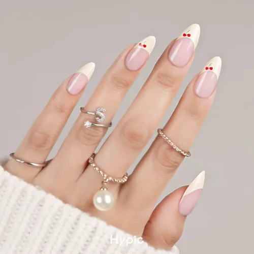 Vista 11 de 30 uñas postizas a presión de almendra, ajuste supremo y uñas de gel suave natural, 15 tamaños, kit de uñas postizas reutilizables con caja