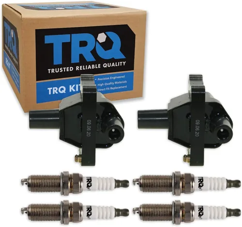 Vista 61 de TRQ Kit de bobina de encendido y bujía Iridium 12 piezas compatible con Ford Explorer 2020-2021 Police Interceptor Utility Lincoln Aviator con V6