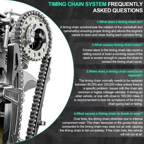 Vista 7 de Kit de cadena de distribución para 2007 2008 2009 2010 2011 2012 para Mini Cooper 1.6L L4 DOHC