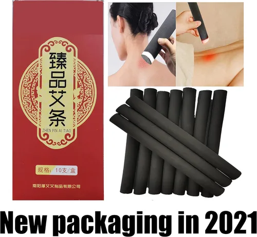 Vista 6 de Moxibustión sin humo Moxa Sticks aijiu(10 por caja)