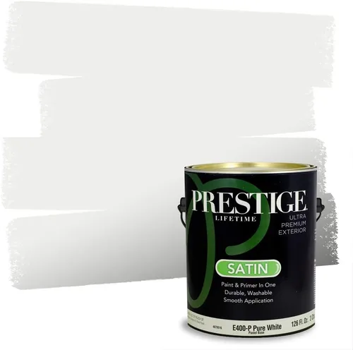 Vista 40 de PRESTIGE Pintura exterior e imprimación en uno, bingo, satén, 1 galón