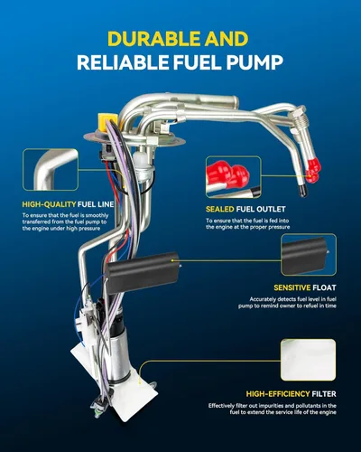 Vista 2 de PHILTOP HP10000 Módulo de Ensamblado de Bomba de Combustible Eléctrica Compatible con C1500/C2500/K1500/K2500 4.3L 5.0L 5.7L 7.4L de 1988–1995