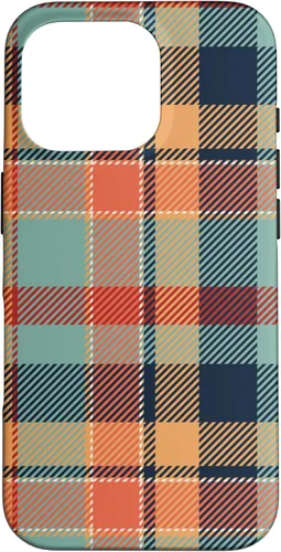 Vista 19 de Scottish Tartan Plaid Case Scotland Orange Navy Blue Pattern Case for iPhone 17