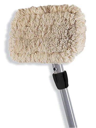 Vista 2 de Rubbermaid Commercial Products - Kit de arandela de pared, cabezal de algodón de reemplazo/recarga, 5.8 pulgadas de largo, blanco, cabezal