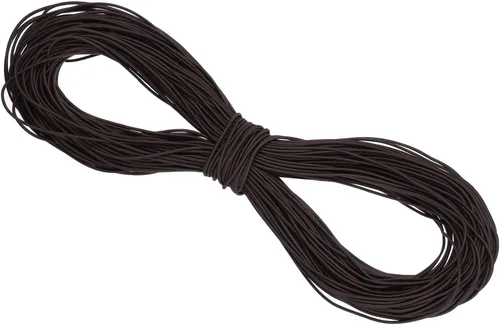 Vista 50 de PATIKIL Cuerda elástica elástica de 109 yardas (328.1 ft), cuerda elástica pesada de 0.059 in, albaricoque para manualidades, correas de gancho