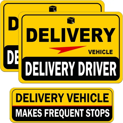 Vista 9 de Imán para conductor de reparto para el auto, imán magnético para puerta y parachoques del auto, alta reflectividad, imán más fuerte, diseño