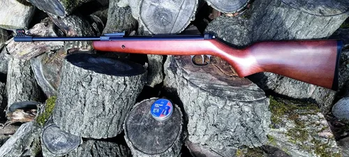 Vista 6 de Diana Rifle de aire de barril de rotura de pistón de resorte calibre .177 clásico Two-Forty