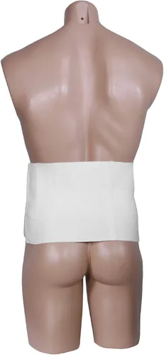 Vista 2 de OTC Ostomía Abdominal Binder, soporte para estoma, colostomía de hernia, cinturón de 9 pulgadas, almohadilla de apertura de 2 pulgadas, grande