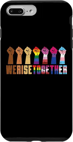 Vista 12 de We Rise Together Black LGBT Raised Fist Pride Equality Gift Case for iPhone 17