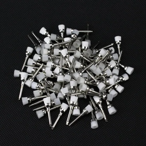 Vista 4 de Airgoesin 100pcs Nylon Pulido Pulidor Pulidor Pestillo Tipo RA 2.35 Molienda Herramientas de Limpieza Rotativa