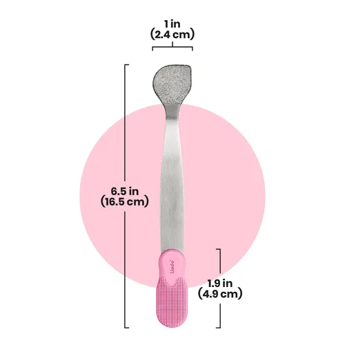 Vista 8 de Lindo Tampón de belleza – Herramienta de microdermoabrasión, infusión de diamante, limpiador labial de silicona integrado, para piel suave, tez