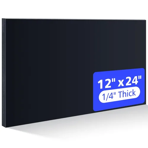 Vista 16 de Hoja de plástico de copolímero Delrin/Acetal negro, plástico de ingeniería de alto rendimiento para mecanizado CNC, bricolaje y aplicaciones