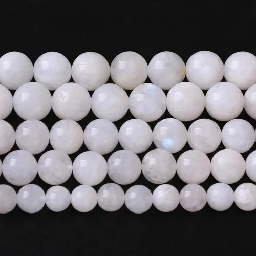 Vista 103 de 4MM 86 piezas Cuentas sueltas de piedra natural de amazonita calcedonia para hacer joyería DIY Pulsera Collar 1 hebra