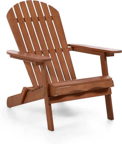 Vista 11 de Elk - Silla Adirondack de madera de eucalipto para patio al aire libre de 34 pulgadas de ancho para patio al aire libre, terraza, playa, jardín