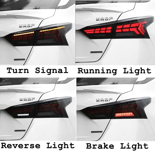 Vista 5 de inginuity time Luces traseras LED para Nissan Altima 2019-2025 con lámparas traseras de señal de giro secuencial