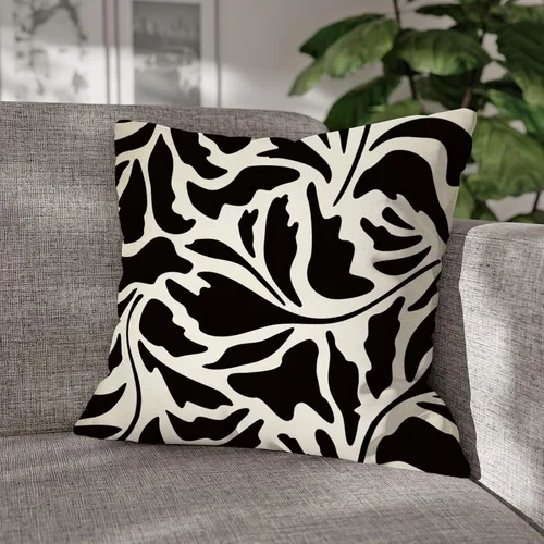 Vista 6 de Fahrendom Fundas Decorativas para Cojines de Aventura Boho 16 x 16 Pulgadas Juego de 4, Funda de Almohada Bohemia Arcoíris Montaña Bosque Porche