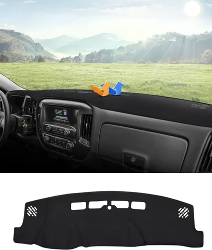 Vista 30 de Autorder Cubierta de Alfombrilla del Tablero para Chevy Silverado Sierra 2007-2013, Chevy Tahoe Suburban Denali Avalanche y GMC Yukon/XL 2007-2014