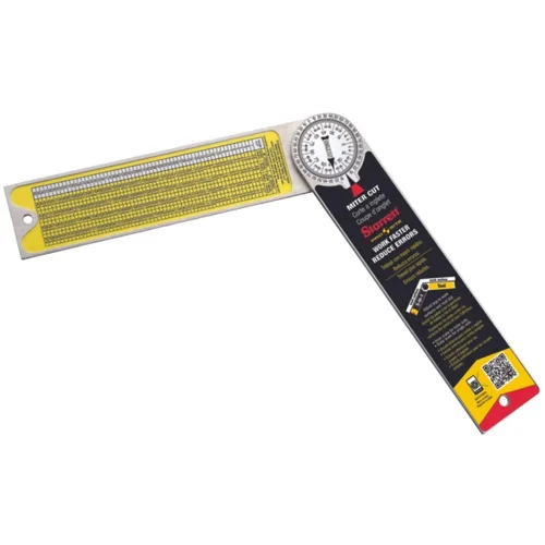 Starrett ProSite 505 - Transportador combinado de aluminio, ideal para carpinteros, fontaneros y mejoras para el hogar de bricolaje, 7 pulgadas