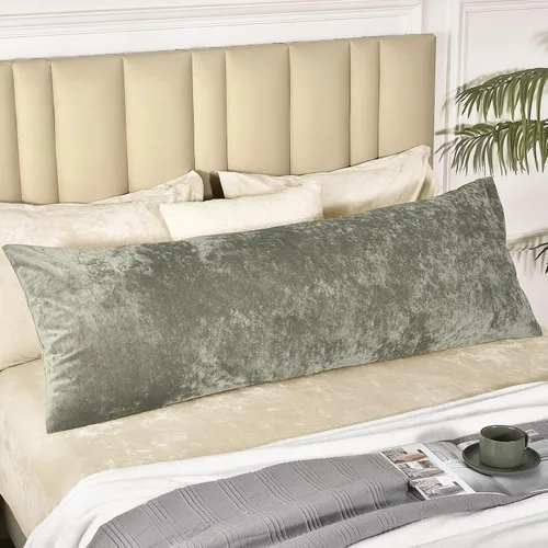 Vista 40 de PHF Fundas de almohada de terciopelo real, 24 x 24 pulgadas, sin rellenos, paquete de 2 fundas de cojín de color degradado, ultra suaves