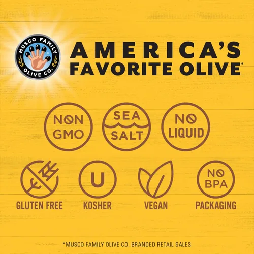 Vista 8 de Aceitunas Pearls To Go! Aceitunas maduras en rodajas, paquete de 24, tazas de 1.4 oz