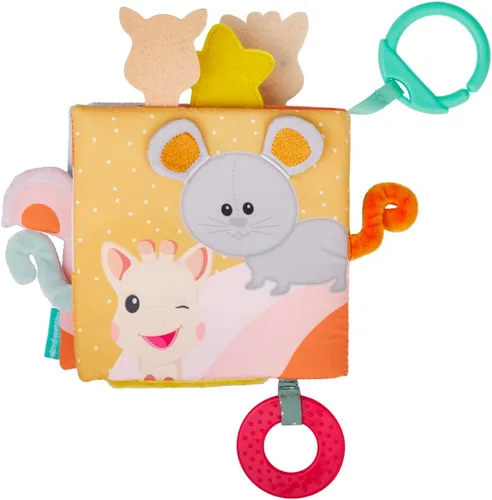 Vista 4 de Sophie la girafe Libro de Descubrimiento 8 Páginas de Actividades Despierta la Curosidad y los Sentidos del Bebé