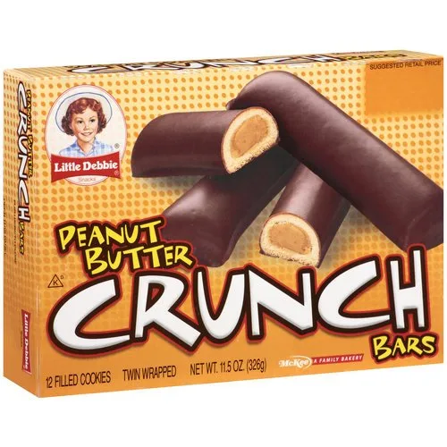 Little Debbie - Barras crujientes de mantequilla de maní, 11 onzas