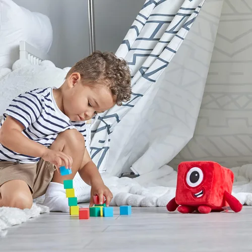 Vista 9 de hand2mind Numberblocks One - Peluche, juguetes de figuras de peluche, números para niños pequeños, juguete de aprendizaje de matemáticas preescolar