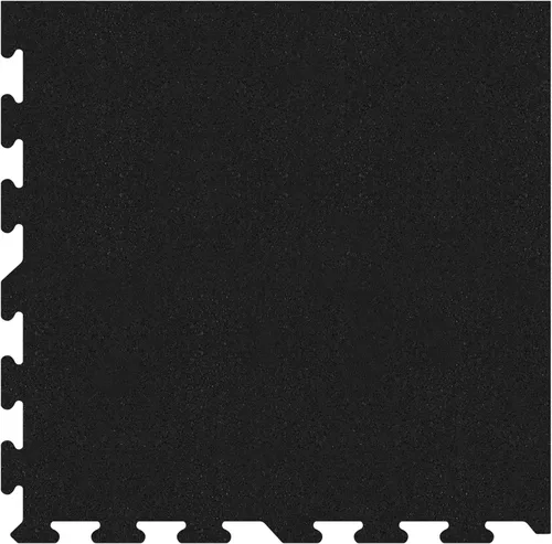 Vista 16 de Baldosa de goma IncStores robusta de 8mm, (baldosas de 58x58cm/kit de piezas para el suelo) tatami de gimnasio de goma entrelazado, para suelos