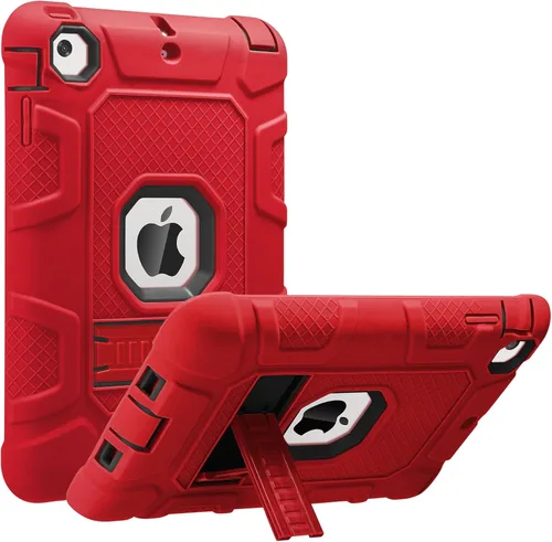 Vista 8 de ULAK Funda para iPad mini 1 2 3, Funda protectora de tres capas resistente a prueba de golpes con soporte para iPad mini 2, 1ª 2ª 3ª