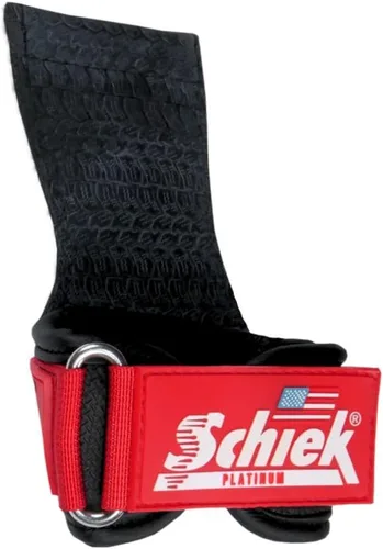 Vista 10 de Schiek Sports Model 1907 Platinum Edition Ultimate Grips - Correas de levantamiento de pesas 3 en 1, muñequeras y almohadillas de agarre, control