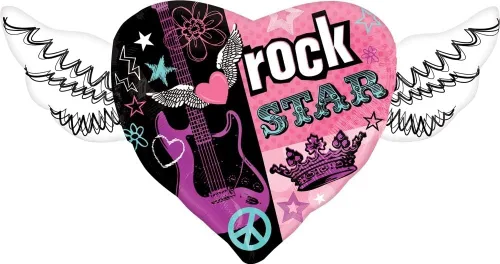 Vista 2 de Juego de ramos de 5 piezas para fiesta de cumpleaños de princesa Rock