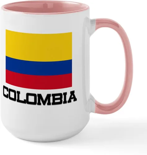 Vista 40 de CafePress - ITS COLOMBIA NOT COLUMBIA - FLAG Mugs - Coffee Mug, Large 15 oz. White Coffee Cup