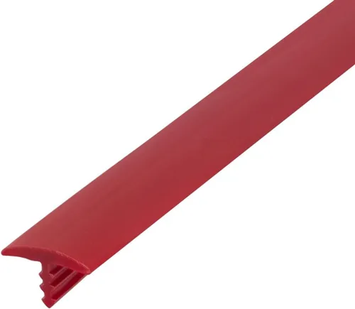 Vista 19 de Outwater T-molding plástico del 1/2 pulgada de la almendra flexible centro del centro de la púa que moldea la bobina de 25 pies