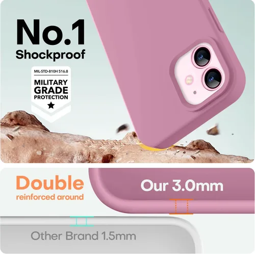 Vista 1351 de LOVE 3000 Diseñada para Funda iPhone Air, Silicona Premium [Compatible con Magsafe][Forro de Microfibra Suave Anti-Rayones] Funda Protectora