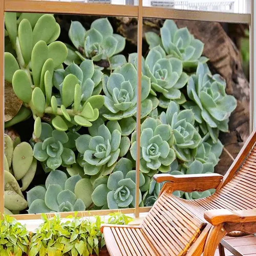Vista 5 de Película de privacidad verde no adhesiva para ventana, película de vidrio estática, esmerilada, control de calor extraíble, anti UV, película