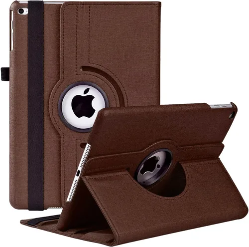 Vista 23 de Funda giratoria para iPad de 9.7 pulgadas 2018 2017 / Funda para iPad Air 2 - Funda protectora con soporte giratorio de 360 grados y función