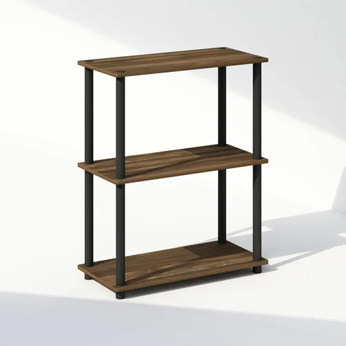 Vista 16 de Furinno Turn-N-Tube - Estantería de libros, estantería de 5 niveles, librero con estante de exhibición compacto multiuso, 11.6 x 23.6 x 57.4