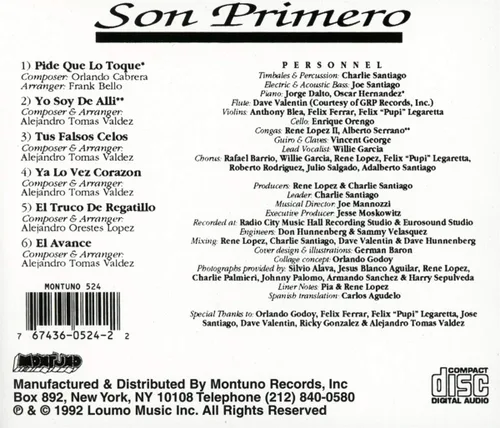 Vista 2 de Charanga - Tradicion Cubana en Nueva York. Vocals Willie García